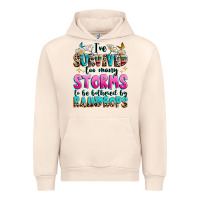 Sandshell ive survived too many storms to be bothered by raindrops Urban Hoodie - texasbilliewilder