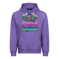 Tulip ive survived too many storms to be bothered by raindrops Urban Hoodie - texasbilliewilder
