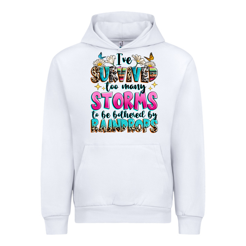 Ive Survived Too Many Storms To Be Bothered By Raindrops Urban Hoodie by texasbilliewilder | Teevron