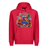 Cardinal usa truck Premium Hoodie - Zillion Design Studio