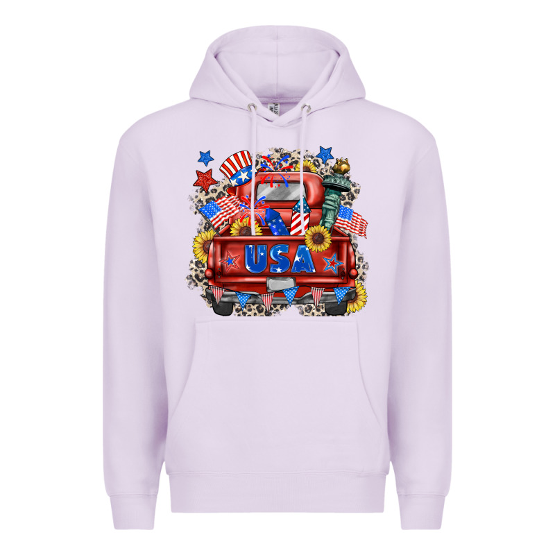 Usa Truck Premium Hoodie by Zillion Design Studio | Teevron