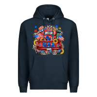 Navy usa truck Premium Hoodie - Zillion Design Studio