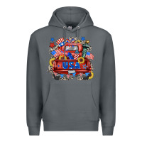 Rock usa truck Premium Hoodie - Zillion Design Studio
