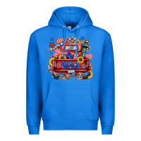 True Royal usa truck Premium Hoodie - Zillion Design Studio