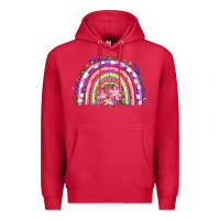 Cardinal Easter Floral Spring Rainbow Premium Hoodie - RanaPortraitStore