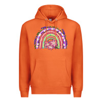 Carrot Easter Floral Spring Rainbow Premium Hoodie - RanaPortraitStore