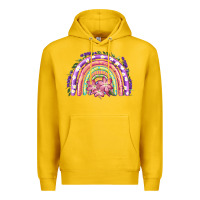 Lemon Easter Floral Spring Rainbow Premium Hoodie - RanaPortraitStore