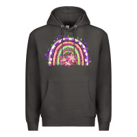 Smoke Easter Floral Spring Rainbow Premium Hoodie - RanaPortraitStore