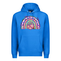 True Royal Easter Floral Spring Rainbow Premium Hoodie - RanaPortraitStore
