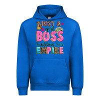 Cobalt just a girl boss building her empire Urban Hoodie - texasbilliewilder