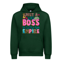 Forest Green just a girl boss building her empire Urban Hoodie - texasbilliewilder