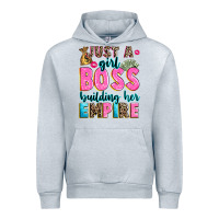 Heather Grey just a girl boss building her empire Urban Hoodie - texasbilliewilder