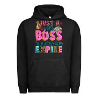 Pigment Black just a girl boss building her empire Urban Hoodie - texasbilliewilder