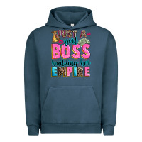 Pigment Midnight Navy just a girl boss building her empire Urban Hoodie - texasbilliewilder
