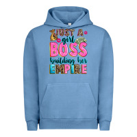 Pigment Pebble Blue just a girl boss building her empire Urban Hoodie - texasbilliewilder