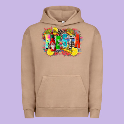 Taco Fiesta Urban Hoodie Designed By Zillion Design Studio