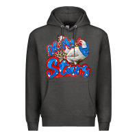 Charcoal Heather oh my stars chicken Premium Hoodie - Zillion Design Studio