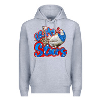 Heather Grey oh my stars chicken Premium Hoodie - Zillion Design Studio