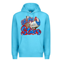 Ocean Blue oh my stars chicken Premium Hoodie - Zillion Design Studio