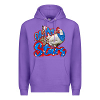 Purple oh my stars chicken Premium Hoodie - Zillion Design Studio