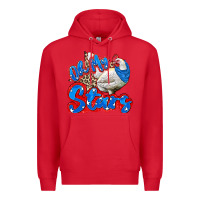 Red oh my stars chicken Premium Hoodie - Zillion Design Studio
