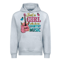 Heather Grey just a girl who loves country music Urban Hoodie - texasbilliewilder