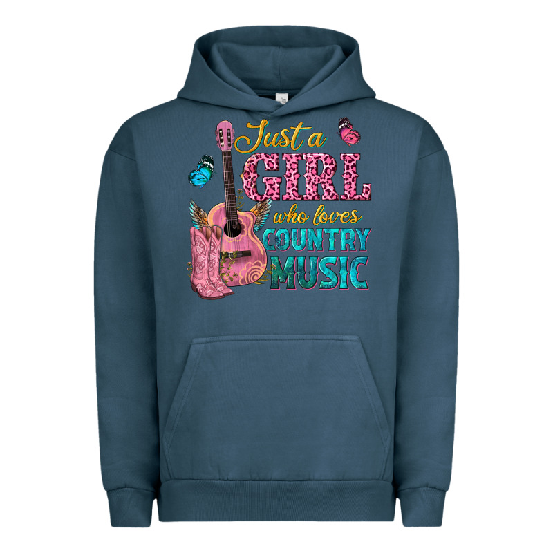 Just A Girl Who Loves Country Music Urban Hoodie by texasbilliewilder | Teevron