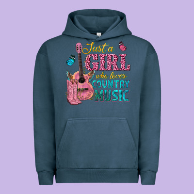 Urban Hoodie just a girl who loves country music