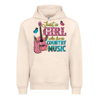Sandshell just a girl who loves country music Urban Hoodie - texasbilliewilder