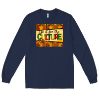 Navy do it for the culture mousepad Long Sleeve Tee - BarkalooDesign