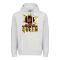 Dove Grey beautiful black queen Premium Hoodie - texasbilliewilder