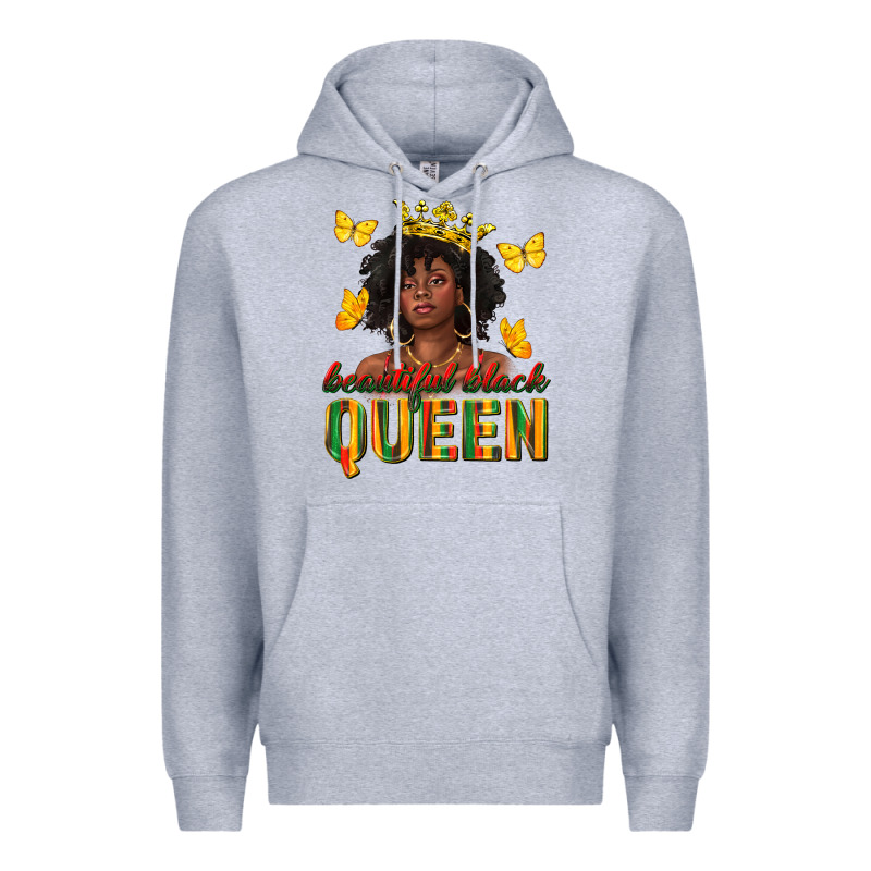 Beautiful Black Queen Premium Hoodie by texasbilliewilder | Teevron