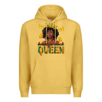 Antique Gold beautiful black queen Premium Hoodie - texasbilliewilder