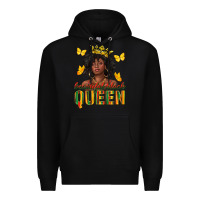 Black beautiful black queen Premium Hoodie - texasbilliewilder