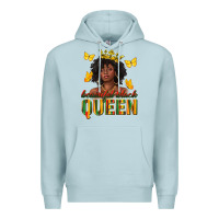 Blue Mist beautiful black queen Premium Hoodie - texasbilliewilder