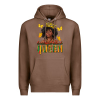 Chestnut beautiful black queen Premium Hoodie - texasbilliewilder