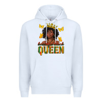White beautiful black queen Premium Hoodie - texasbilliewilder