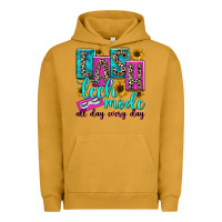 Pigment Peanut Butter lash tech mode all day every day Urban Hoodie - texasbilliewilder