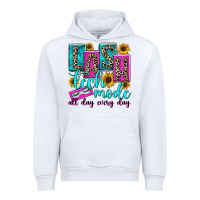 White lash tech mode all day every day Urban Hoodie - texasbilliewilder