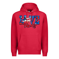 Cardinal love texas map Premium Hoodie - Zillion Design Studio