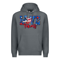 Rock love texas map Premium Hoodie - Zillion Design Studio