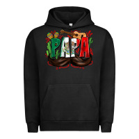 Pigment Black papa mexico Urban Hoodie - Zillion Design Studio