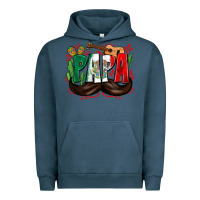Pigment Midnight Navy papa mexico Urban Hoodie - Zillion Design Studio