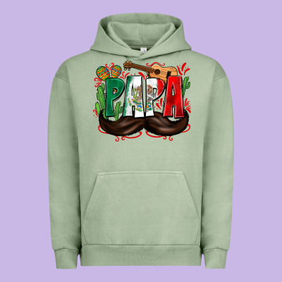 Papa Mexico Urban Hoodie Designed By Zillion Design Studio