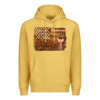 American Melanin Flag Premium Hoodie | Teevron