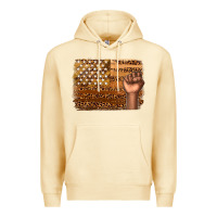 Pina Colada American melanin flag Premium Hoodie - texasbilliewilder