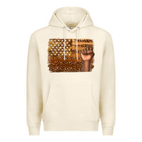 Tofu American melanin flag Premium Hoodie - texasbilliewilder