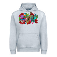 Heather Grey mom mexico Urban Hoodie - Zillion Design Studio