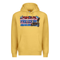 Antique Gold long live freedom Premium Hoodie - Zillion Design Studio