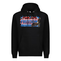 Black long live freedom Premium Hoodie - Zillion Design Studio